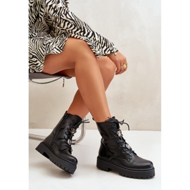 Bottes De Travail Isolées Pour Femmes Avec Épingles Noir Avorira le noir 2