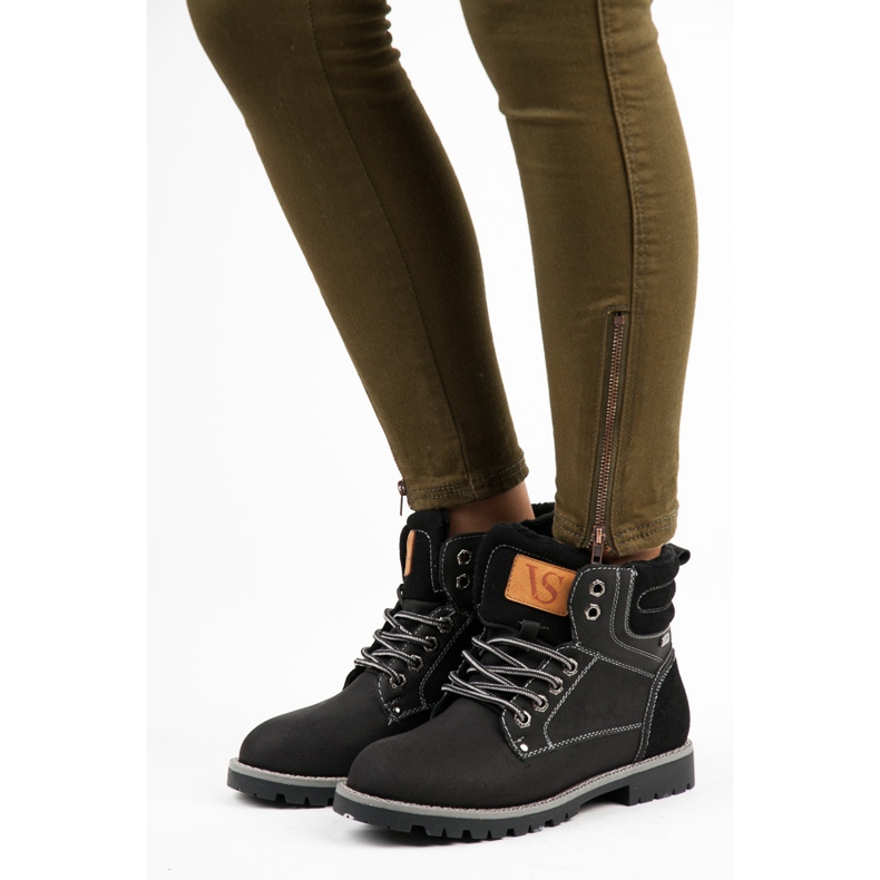 Vices New Collection Trappeurs avec une fermeture éclair le noir 1