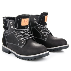 Vices New Collection Trappeurs avec une fermeture éclair le noir 4