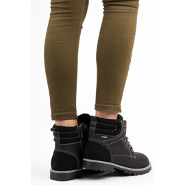 Vices New Collection Trappeurs avec une fermeture éclair le noir 2