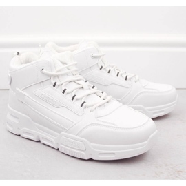 Chaussures de sport montantes isolées blanches pour homme Big Star OO174588 1