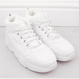 Chaussures de sport montantes isolées blanches pour homme Big Star OO174588 2