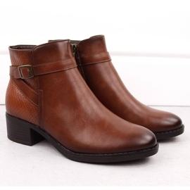 Bottes isolées à talons hauts pour femmes marron Potocki 12280 brun 2 Bottes isolées à talons hauts pour femmes marron Potocki 12280 brun 2