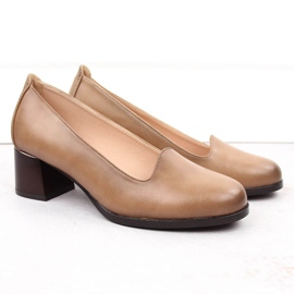 Chaussures à talons femme beiges Potocki 12545 2