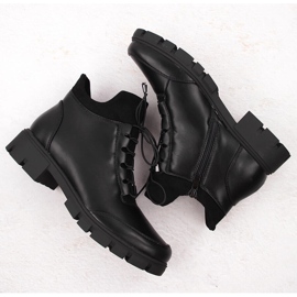 Bottines isolées noires pour femmes Jezzi RMR23123-1 le noir 3