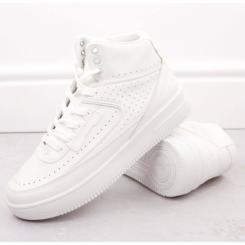 Chaussures de sport isolées à hauteur de cheville pour homme, blanches Big Star OO174553 2