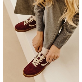 Marco Shoes baskets Murano rouge 1