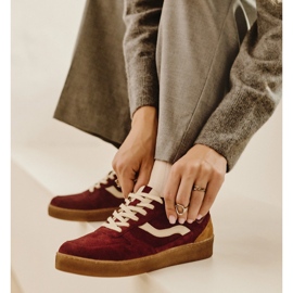 Marco Shoes baskets Murano rouge 2