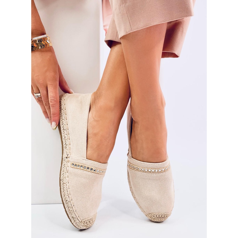 Etance Espadrilles femme beiges 1