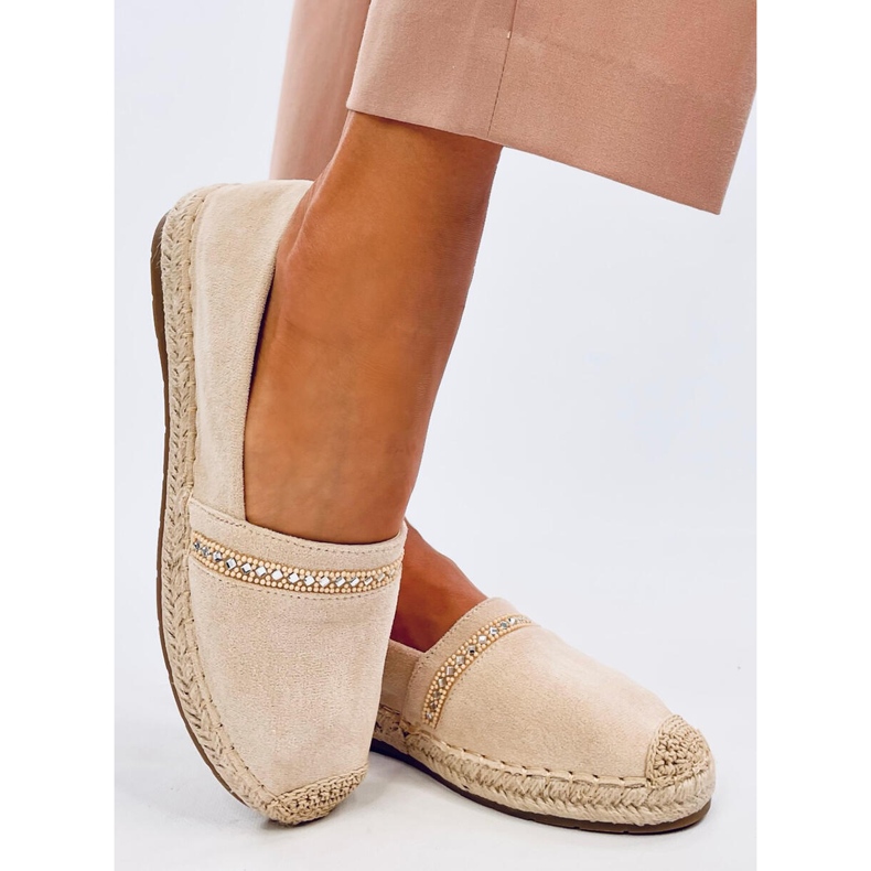 Etance Espadrilles femme beiges 2