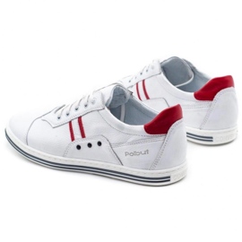 Polbut 1801L chaussures décontractées blanches pour hommes 6