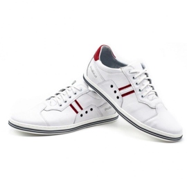 Polbut 1801L chaussures décontractées blanches pour hommes 4