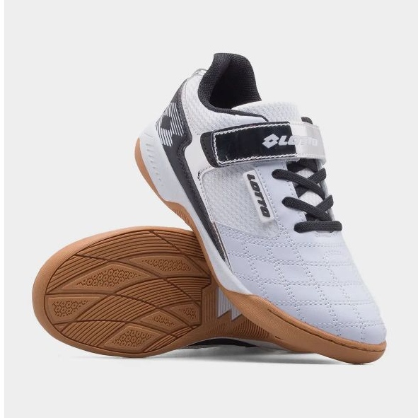 Chaussures d'intérieur pour enfants Lotto Flitter K 2600220K-1080 blanc 1