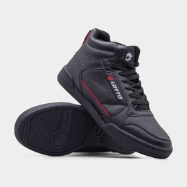 Chaussures Lotto Nandu mi-hautes 400370U-1130 le noir 1
