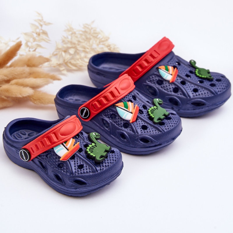 Sandales Crocs légères en mousse pour enfants Bonbons bleu marine 2