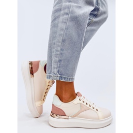 Baskets Colorful Flocks Multi beige 2