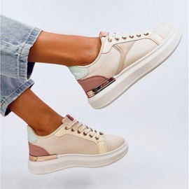 Baskets Colorful Flocks Multi beige 4