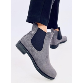 Bottines Chelsea en daim avec caoutchouc Terra Grey gris 5
