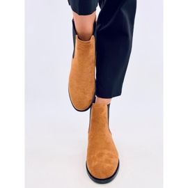 Bottines Chelsea en daim avec caoutchouc Terra Camel brun 2