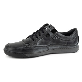 KOMODO Chaussures en cuir pour hommes Casual 932K, gris 1