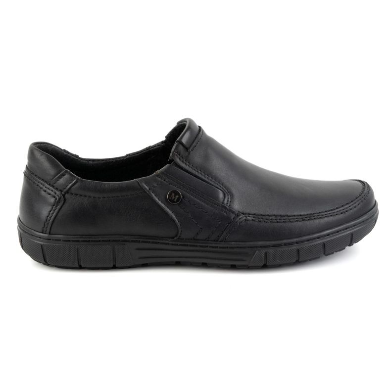 Olivier Chaussures en cuir pour hommes 790MP noires 2