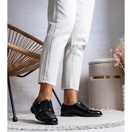 Chaussures Davide laquées noires 1