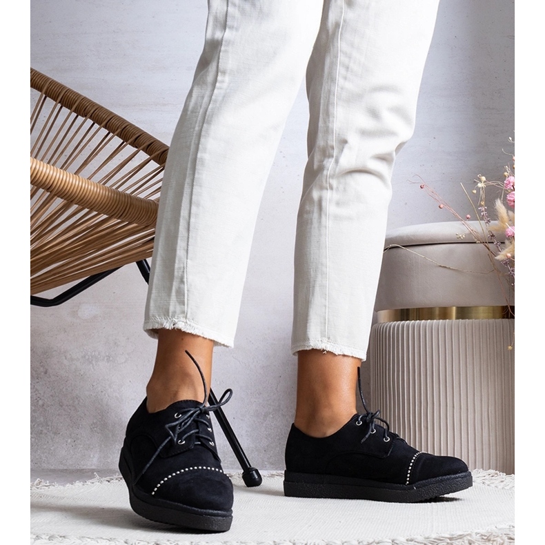 Chaussures femme Vista noires 1