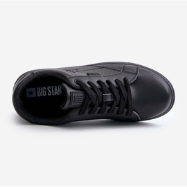 Baskets pour hommes en cuir écologique Big Star OO174021 Hi-Poly System noir 2