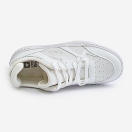 Baskets en cuir écologique pour hommes Big Star OO174003 Blanc 2