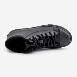 Baskets isolées pour hommes en cuir écologique Big Star OO174607 Noir le noir 2