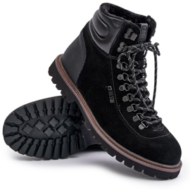 Bottes isolées en daim pour hommes Big Star OO174643 Hi-Poly System noir le noir 10