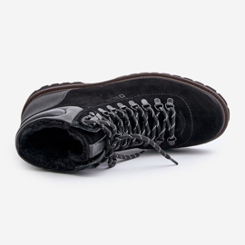 Bottes isolées en daim pour hommes Big Star OO174643 Hi-Poly System noir le noir 2