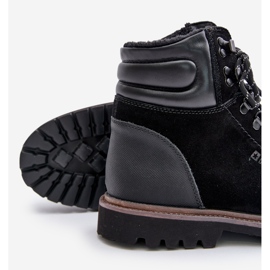 Bottes isolées en daim pour hommes Big Star OO174643 Hi-Poly System noir le noir 6