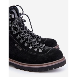 Bottes isolées en daim pour hommes Big Star OO174643 Hi-Poly System noir le noir 8