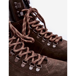 Bottes isolées en daim pour hommes Big Star OO174644 Hi-Poly System marron brun 7