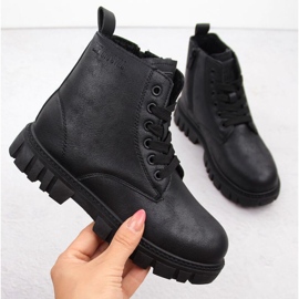 Chaussures de travail isolées Big Star Jr OO374080 INT2039 le noir 1