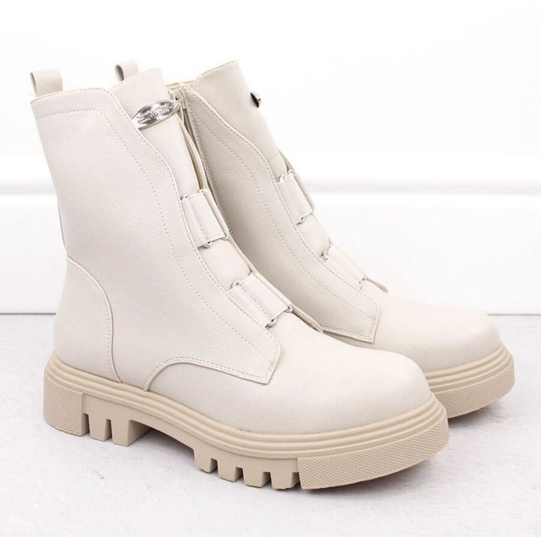 Bottines Jezzi sur la plateforme W RMR2150-19 JEZ434B blanche 2