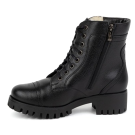 Olivier Bottes cuir femme isolées 272BB grain noir le noir 1