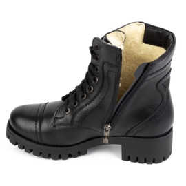 Olivier Bottes cuir femme isolées 272BB grain noir le noir 7
