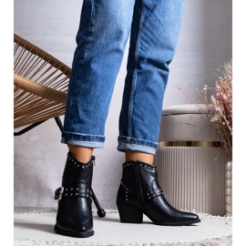 Santiags Zoila noires le noir 1