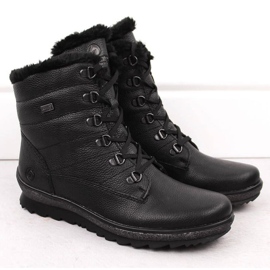 Rieker Bottes isolées en cuir Remonte W RKR629B noir le noir 2