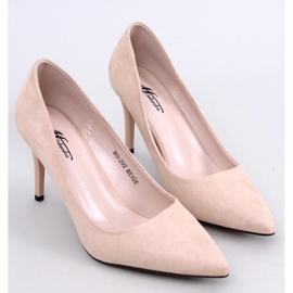 Svada Escarpins en daim beige 4
