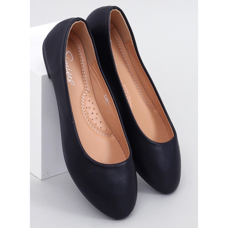 Ballerines classiques pleine fleur Musse Noir 1