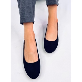 Ballerines classiques en daim Sessa Noir le noir 4