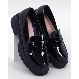 Gladieu Mocassins vernis noirs 1