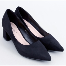 Escarpins à talons bas Farrin noirs le noir 1