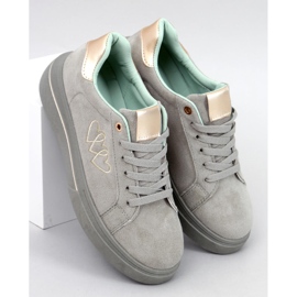 Baskets pastel femme Akins Green vert 1
