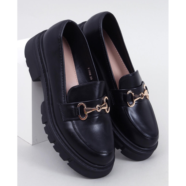 Mocassins à semelle haute Kyress Noir 1
