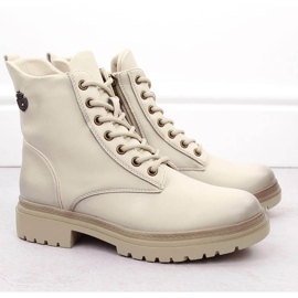 Chaussures de randonnée isolées femme, beige Potocki 12203 2