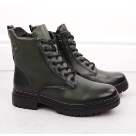 Chaussures de randonnée isolées pour femmes, vertes Potocki 12203 2